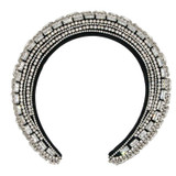 Sparkly Baroque Padded Rhinestones Headbands Full Crystal Luxurious Limited Edition Hairbands jeweled Black White Women Headband