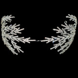 2020 Retro Luxury Bridal Hairband Headband Baroque Crystal Headdress Women Hairband Prom Girl Wedding Hair Accessories Headband (FS-1069- Silver)