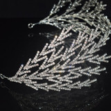2020 Retro Luxury Bridal Hairband Headband Baroque Crystal Headdress Women Hairband Prom Girl Wedding Hair Accessories Headband (FS-1069- Silver)