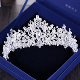 Diverse Silver Color Gold Crystal Crowns Bride tiara Fashion Queen For Wedding Crown Headpiece Wedding Hair Jewelry Accessories