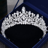 Diverse Silver Color Gold Crystal Crowns Bride tiara Fashion Queen For Wedding Crown Headpiece Wedding Hair Jewelry Accessories