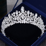 Diverse Silver Color Gold Crystal Crowns Bride tiara Fashion Queen For Wedding Crown Headpiece Wedding Hair Jewelry Accessories