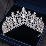 Diverse Silver Color Gold Crystal Crowns Bride tiara Fashion Queen For Wedding Crown Headpiece Wedding Hair Jewelry Accessories