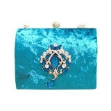 Luxurious Velvet Satchel Bag