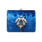 Luxurious Velvet Satchel Bag