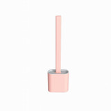 Toilet Brush With Holder Set Cleaning Silicone Bristles Toliet Cleaning Brush with Handle