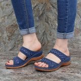 2021 Women Summer Open Toe Vintage Sandals