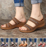 2021 Women Summer Open Toe Vintage Sandals