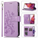 Luxury Zipper Leather Wallet Flip Multi Card Slots Cover Case For Samsung S20 Series