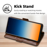 Trapezoidal Side Buckle Soft Leather Wallet case For Samsung Galaxy Note10/Note10 Plus/Note10 Lite