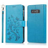 Luxury Zipper Leather Wallet Flip Multi Card Slots Case For Samsung Galaxy NOTE8