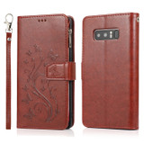 Luxury Zipper Leather Wallet Flip Multi Card Slots Case For Samsung Galaxy NOTE8