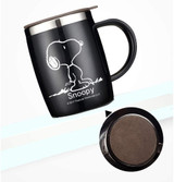 Snoopy 304 Stainless Steel Coffee Mug Cup with Handle