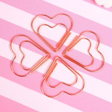 Gold Paper Clip Metal Bookmark