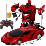 Sports Car Transformation Remote Control Kids Toy