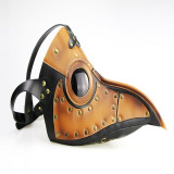 1PC Plague Doctor Mask Beak Doctor Mask Long Nose Cosplay Fancy Mask Leather Halloween Party beak Mask Movie Theme Props*