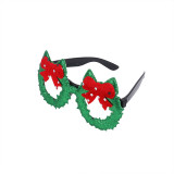 Christmas Glasses Photo Booth Props Frame Santa Snowman Antler Glasses Adult Children New Year Gifts