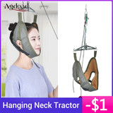 Hanging Neck Tractor Belt Posture Corrector Support Neck Stretching Device Pain Relief Chiropractic Cervical Traction Hammock