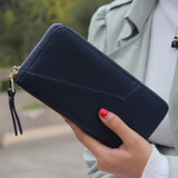 Long Wallet Women 2020 Brand Designer Female Purse Large Capcity Zipper Ladies Phone Wallet Clutch Wristlet Women Purse Wallet