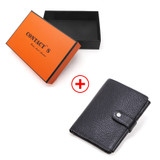CONTACT'S Leather Wallet Luxury Male Genuine Leather Wallets Men Hasp Purse With Passcard Pocket and Card Holder High Quality