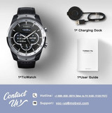 TicWatch Pro Smart Watch Men‘s Watch Wear OS by Google for iOS& Android NFC Payment Built in GPS Waterproof Bluetooth Smartwatch