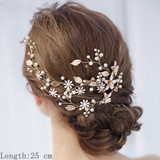Bridal Hair Comb Clip Headband Wedding Hair Accessories Rhinestone Flower Bridal Hair Accessories Tiara Headband Head Jewelry