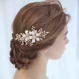 Bridal Hair Comb Clip Headband Wedding Hair Accessories Rhinestone Flower Bridal Hair Accessories Tiara Headband Head Jewelry