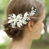 Bridal Hair Comb Clip Headband Wedding Hair Accessories Rhinestone Flower Bridal Hair Accessories Tiara Headband Head Jewelry