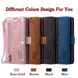 Zipper Wallet A51 A71 A41 Case for Samsung Galaxy S20 FE Ultra S10 E S9 S8 Plus A50 A40 A30 A20 A10 M10 S Leather Phone Cover