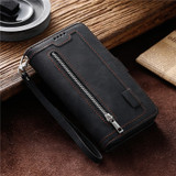 Zipper Wallet A51 A71 A41 Case for Samsung Galaxy S20 FE Ultra S10 E S9 S8 Plus A50 A40 A30 A20 A10 M10 S Leather Phone Cover