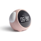 New Alarm Clock Cute Pixel Expression Clock Night Light Multifunctional Electronic Digital Table Clock Snooze