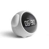 New Alarm Clock Cute Pixel Expression Clock Night Light Multifunctional Electronic Digital Table Clock Snooze