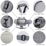 Dog Carrier Bags Portable Pet Cat Dog Backpack Breathable Cat Carrier Bag Airline Approved Transport Carrying for Cats Small Dog