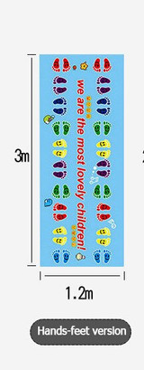 Kids Jumping Carpet Baby Jump Lattice Kindergarten Team Game Pad Early Childhood Fun Toys Child Adult Indoor Outdoor Sports Toys