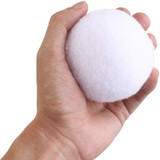 50Pcs 7.5cm Indoor Realistic Fake Soft Snowballs for Fight Game Christmas Fun Outdoor Interactive Toys Toys Winter Sports Toys