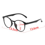 Blue Light Glasses PC Frame&Resin Lens Anti Blue Light Blocking Radiation Sunglasses Unisex Trend Clear Lenses Computer Glasses