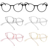 Blue Light Glasses PC Frame&Resin Lens Anti Blue Light Blocking Radiation Sunglasses Unisex Trend Clear Lenses Computer Glasses