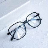 Blue Light Glasses PC Frame&Resin Lens Anti Blue Light Blocking Radiation Sunglasses Unisex Trend Clear Lenses Computer Glasses