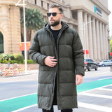 Men's Down Jacket New Men Winter Large Size Hooded Jacket Warm Down Coat 6XL 7XL 8XL 9XL 10XL