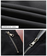 2018 New Spring Black Bomber Jacket Men Streetwear Hip Hop Slim Fit Pilot Bomber Jacket Coat Men Jackets Plus Size 4XL
