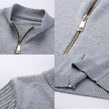 TFETTERS New Autumn Winter Knitted Cardigan Men Sweater Cardigan Sweater Men's Slim Sweater Coat Pure Color Jacket Cardigan