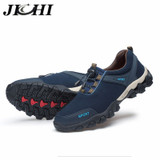 Autumn Men Shoes Fashion Design Lightweight Breathable Men's Sneakers Outdoor Non-Slip Lace-Up Men Casual Shoes Hiking Shoes