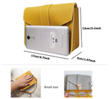 Fashion Small Crossbody Bags for Women 2020 Mini PU Leather Shoulder Messenger Bag for Girl Yellow Bolsas Ladies Phone Purse
