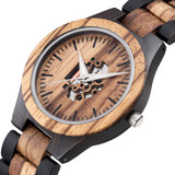 Shifenmei Wood Mens Watches Top Luxury Brand Sport Men's Wristwatch Wooden Watches Quartz Military Watch Men Relogio Masculino