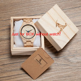 BOBO BIRD Square Wooden Boxes for Watches as Gift Box