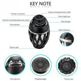 USB Led Flame Lights Bluetooth Speaker Outdoor Portable Led Flame Atmosphere Lamp Stereo Speaker Outdoor Camping Woofer
