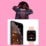 P2 2020 Smart Watch Waterproof Fitness Sport Watch Heart Rate Tracker Call/Message Reminder Bluetooth Smartwatch for Android iOS