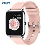 P2 2020 Smart Watch Waterproof Fitness Sport Watch Heart Rate Tracker Call/Message Reminder Bluetooth Smartwatch for Android iOS