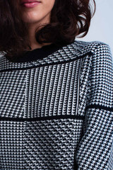 Black Textured Sweater