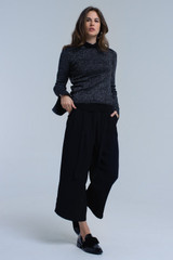 Black Shiny Sweater
